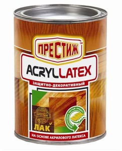 Лак акриловый по дереву «ACRYLLATEX»